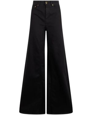 Alberta Ferretti Wide Jeans - Nero