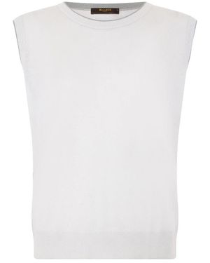 Moorer Altena Ärmelloser Pullover - Weiß