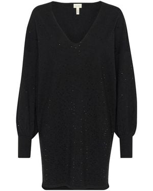 Part Two Short Dresses - Black