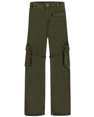 flâneur Wide Trousers - Verde