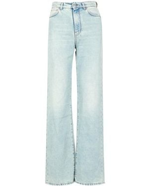 Grifoni Wide Jeans - Azul