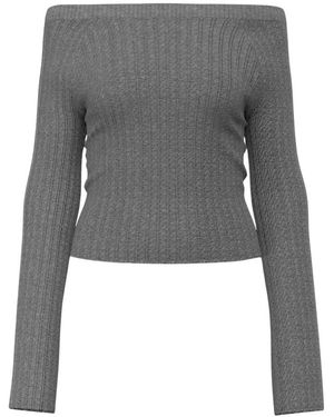 Guess Truien & Vesten ,Grijs ,Viscose Blend Sweater