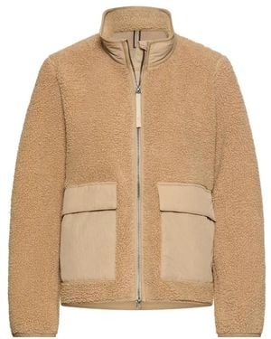 Camel Active Fellimitations-Jacke - Natur
