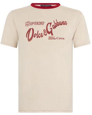 Dolce & Gabbana T-Shirts - Natural