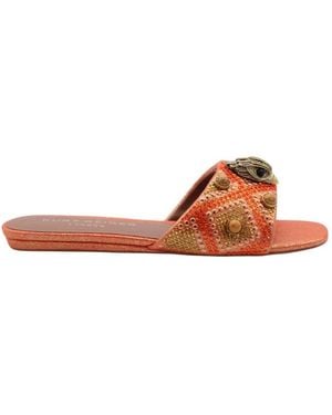 Kurt Geiger Sliders - Brown
