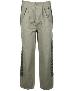 Twinset Straight Trousers - Gris