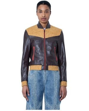 Kiko Kostadinov Bomber Jackets - Blue