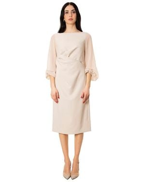 D.exterior Kleedjes ,Polyester Abito - Naturel