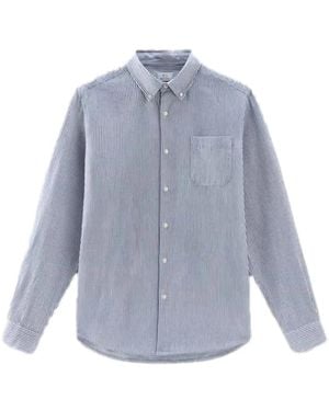 Woolrich Casual Shirts - Blue