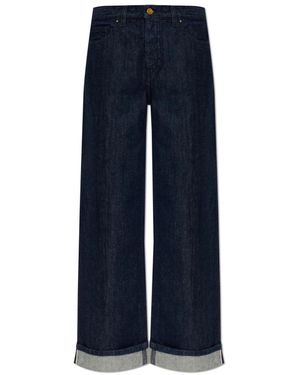 Moncler Wide Jeans - Blu