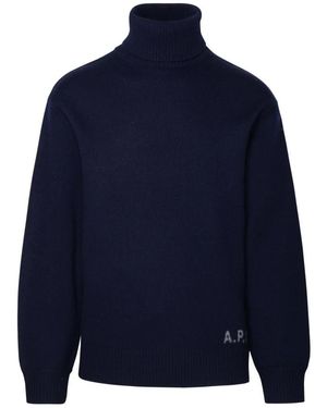 A.P.C. Turtlenecks - Blue