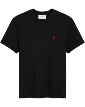 Ami Paris T-Shirts - Negro