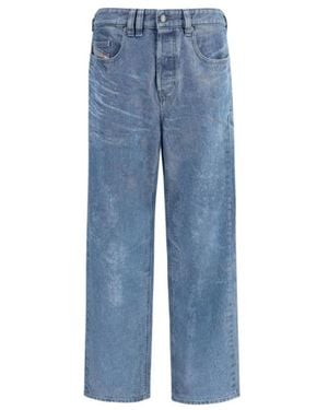 DIESEL Jeans ,Blauw ,Katoen 2001 D-Macro Straight Jeans