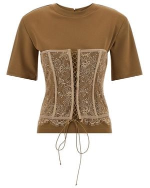 GIUSEPPE DI MORABITO T-Shirts - Natural