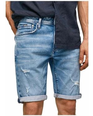 Pepe Jeans Denim Shorts - Blue