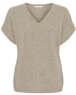 Btfcph V-Hals Kasjmier T-Shirt - Grijs