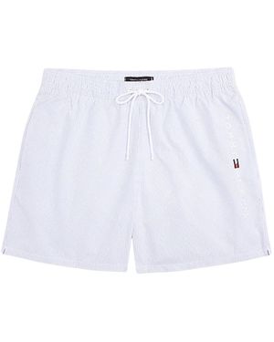 Tommy Hilfiger Ithaca Stripe Badehose - Weiß