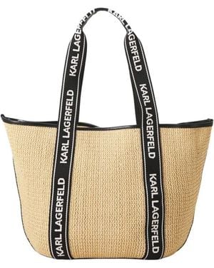 KARL LAGERFELD Tote Bags - White