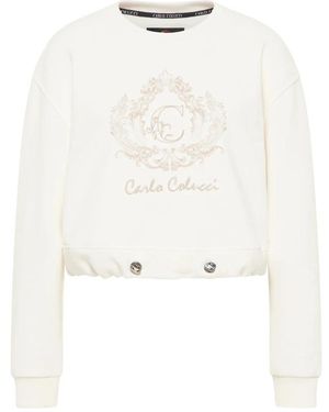 carlo colucci Sweatshirts - White