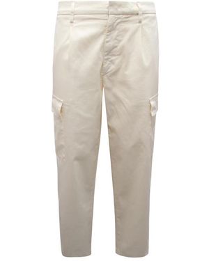 Dondup Straight Trousers - Natural