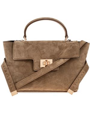 Max Mara Tassen ,Suède Margaux Tas - Bruin