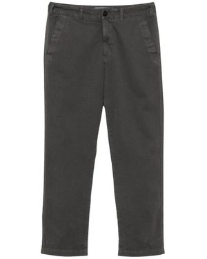 Stone Island Broeken ,Grijs ,Katoen Rechte Broek