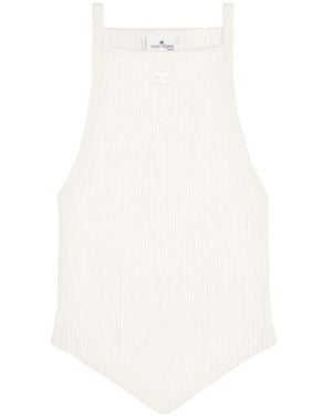 Courreges Sleeveless Tops - White