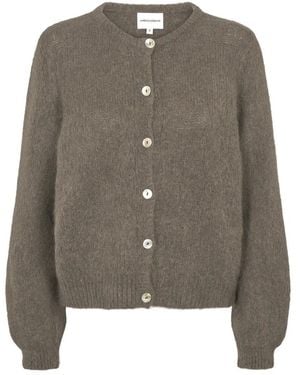 American Dreams Truien & Vesten ,Grijs ,Wol Susan Alpaca Cardigan - Groen