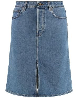 Burberry Denim Skirts - Blue