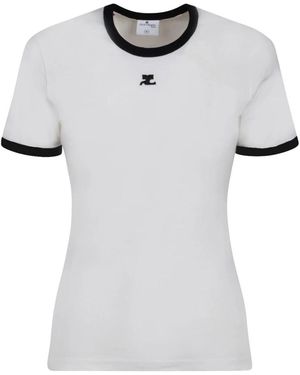 Courreges T-Shirts - White