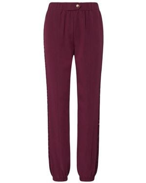 Liu Jo Broeken ,Paars ,Polyester Pants - Rood