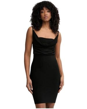 Guess Kleedjes ,Zwart ,Polyester Arisa Jurk