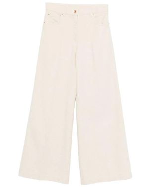 Aspesi Wide Trousers - Blanco
