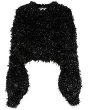 Junya Watanabe Round-Neck Knitwear - Negro