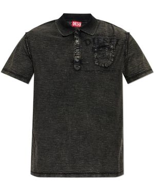 DIESEL Tops ,Zwart ,Katoen Polo T-Ardy-Polo