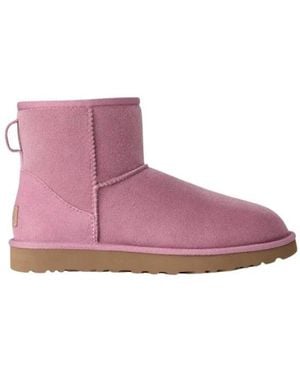 UGG Schoenen ,Roze ,Polyester Classic Mini Ii - Paars