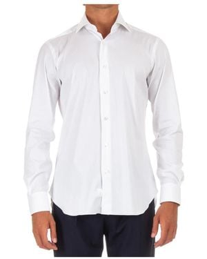 Barba Napoli Formal Shirts - White
