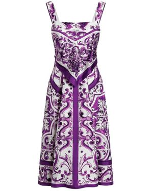 Dolce & Gabbana Midi Dresses - Violet