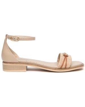 Nero Giardini Flat Sandals - Metallic