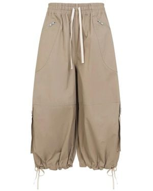 Co. Cropped Trousers - Marrón