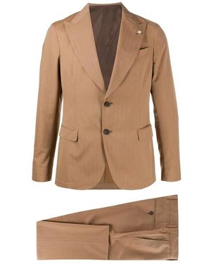 Manuel Ritz 24 Abito Biscotto Rever Lancia+Gilet - Naturel