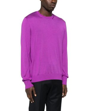 Tom Ford Round-Neck Knitwear - Purple