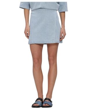 Object Rokken ,Blauw ,Denim Sanni Mw Korte Denim Rok