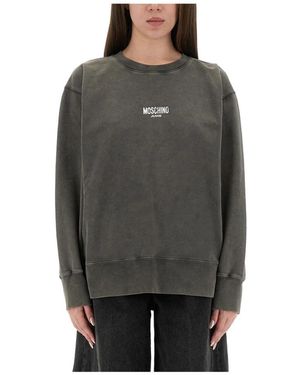 Moschino Graphic Print Sweatshirt - Grijs