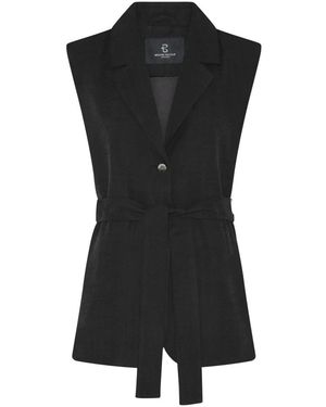 Bruuns Bazaar Jassen ,Zwart ,Leer Blazers