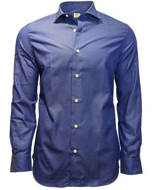 Mazzarelli Casual Shirts - Blue