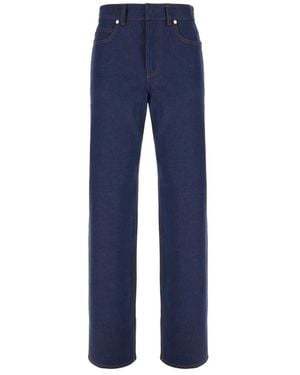 Fendi Straight Fit Jeans - Blue