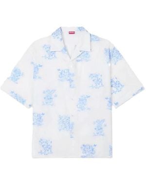 KENZO Short Sleeve Shirts - Blue