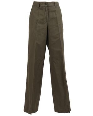 Aspesi Straight Trousers - Verde