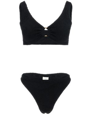 Hunza G Badmode ,Zwart ,Tweed Julia Bikini
